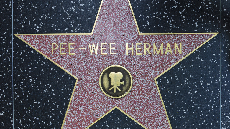 Pee-wee Herman Hollywood star 