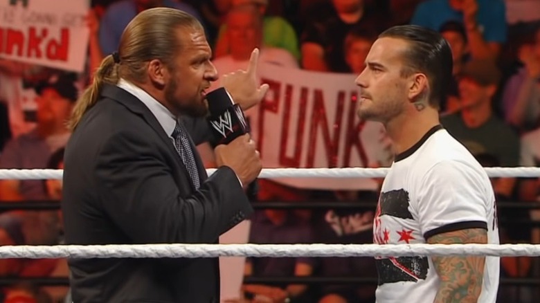 Triple H cutting promo CM Punk