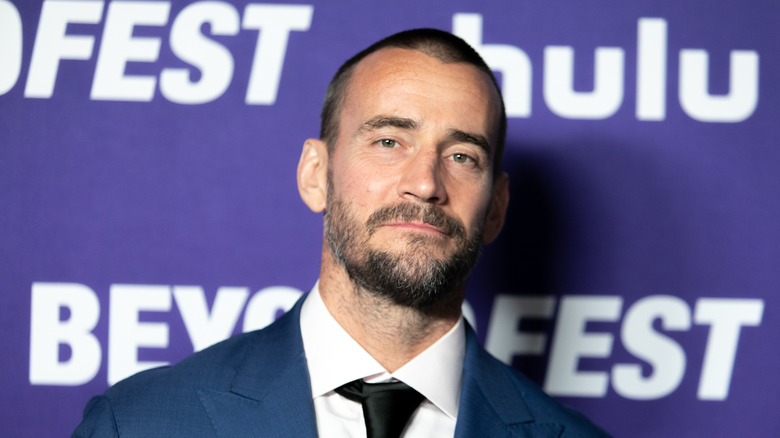 CM Punk purple background