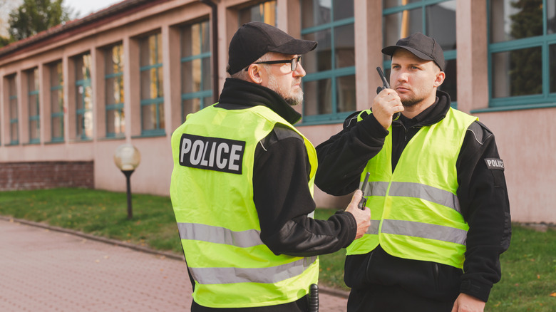 Police officers on duty