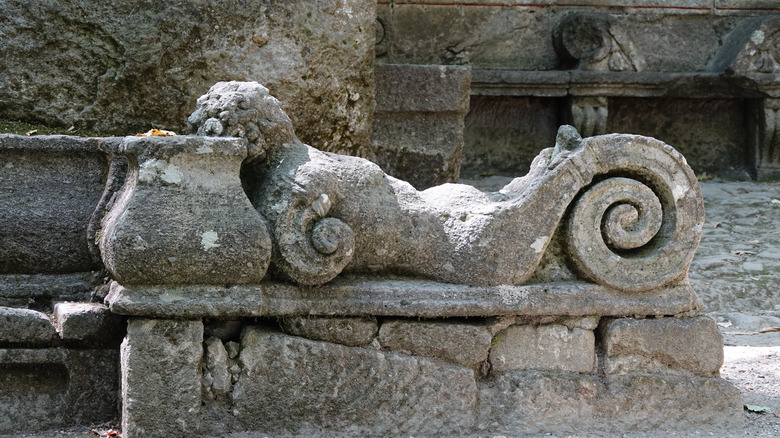 sculpture in the Garden of Bomarzo