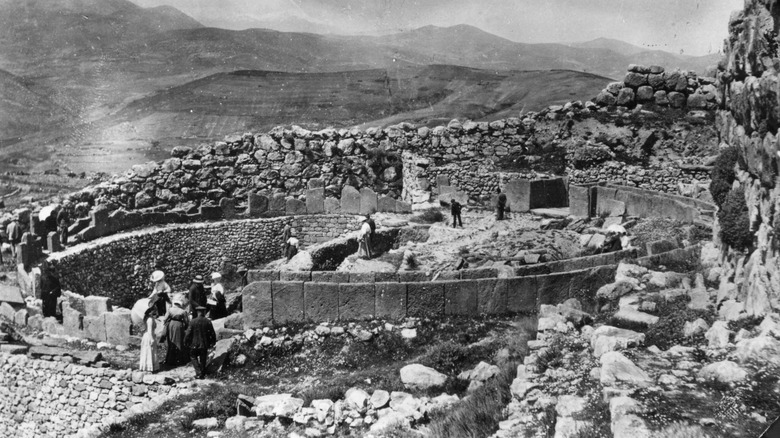 Schliemann site Mycenae