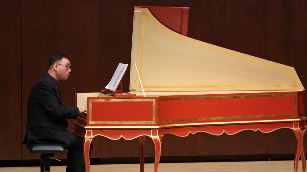 A harpsichord