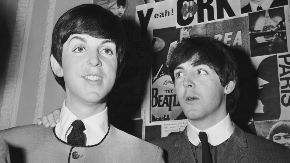 Paul McCartney with wax double