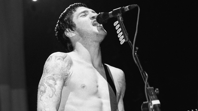 John Frusciante performing on stage