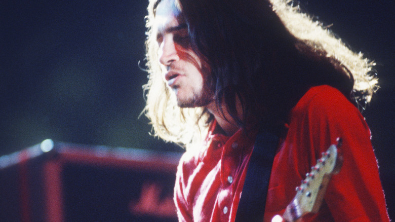 John Frusciante performs at Pukkelpop Festival