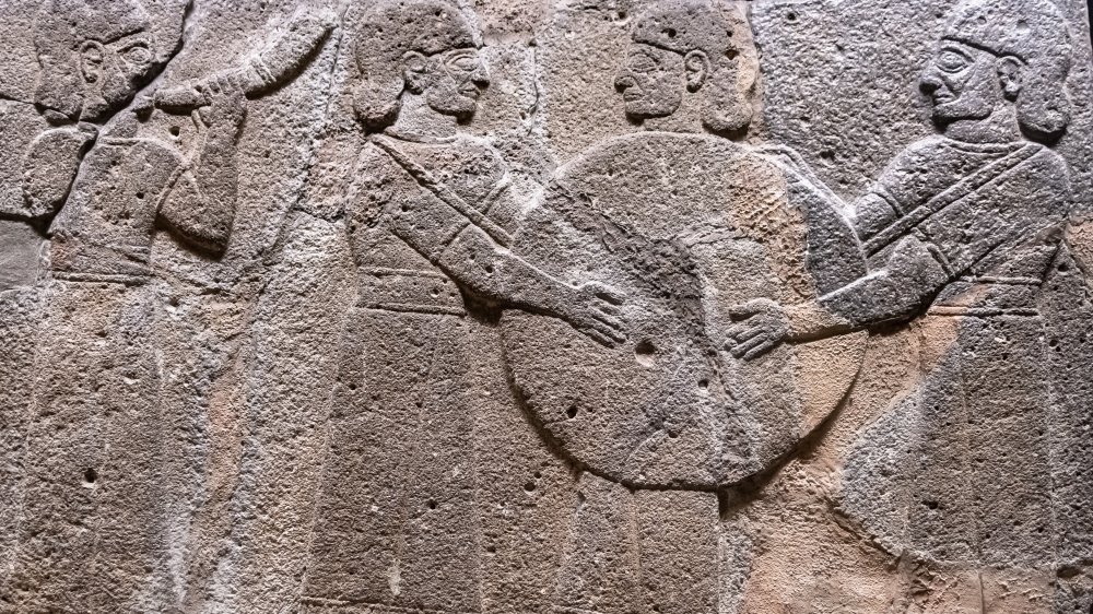 Hittite relief, The Sea Peoples