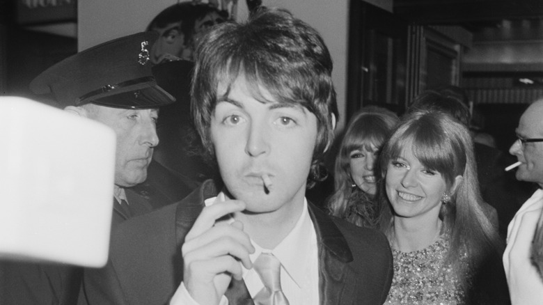 Paul McCartney at the premier of How I Won The War in 1967