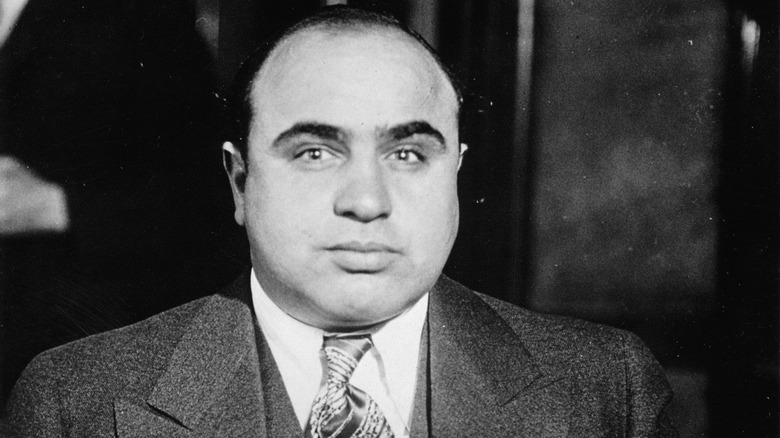 al capone in suit 