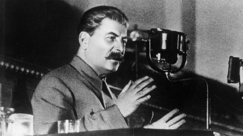 Stalin speaking, 1936