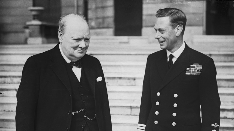 Winston Churchill and King George