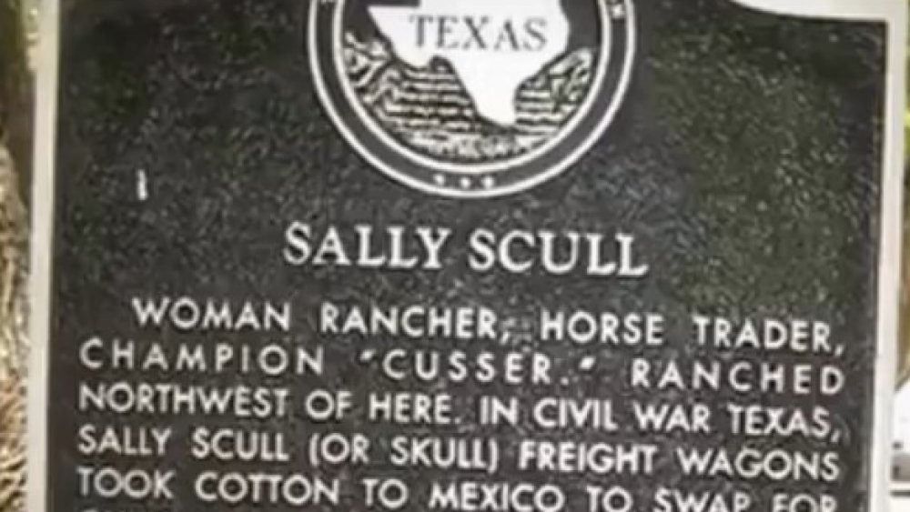 Sally Scull historic marker