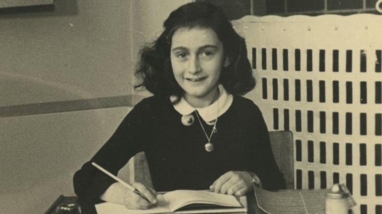 Anne Frank at school