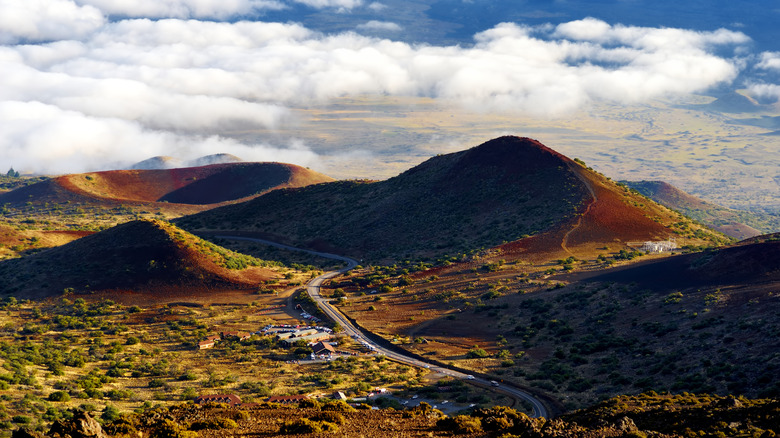 Mauna Loa rising over Hawaii