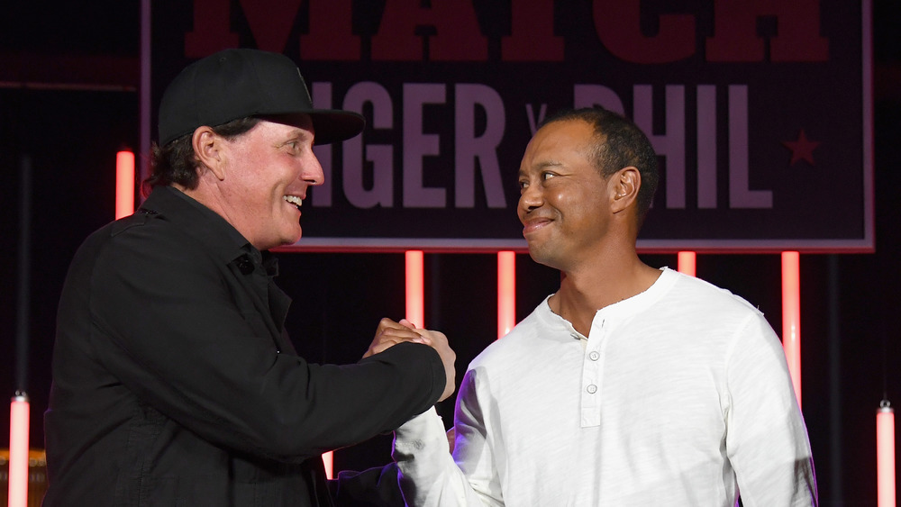 Mickelson and Woods