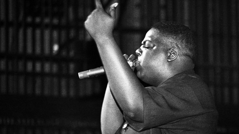 The Notorious B.I.G. performing at the Riviera Theater in 1994