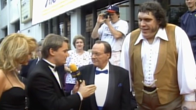 Tony Schiavone interviews Andre the Giant