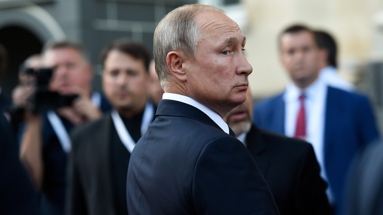 Vladimir Putin in profile