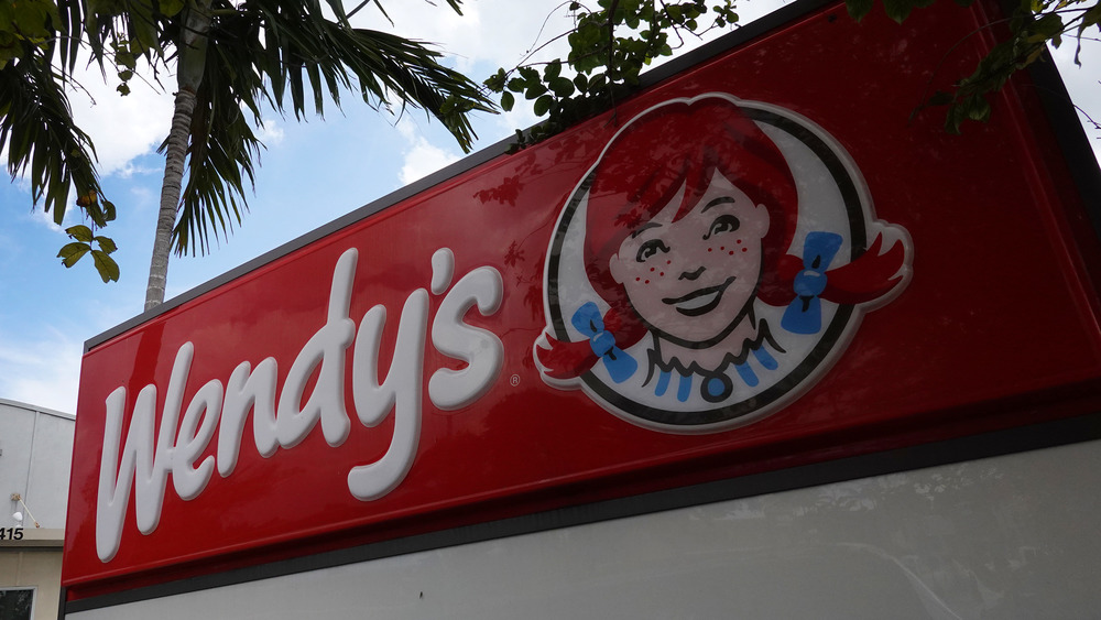  A Wendy's restaurant sign is seen on May 06, 2020 in Miami, Florida