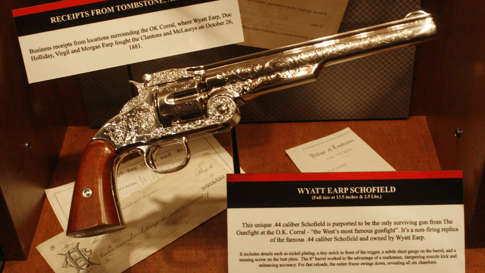 Wyatt Earp gun in a museum