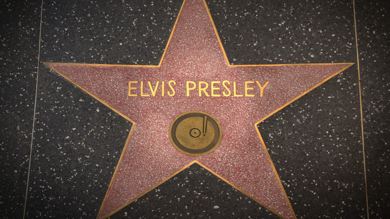 Elvis Presley's star on the Hollywood Walk of Fame