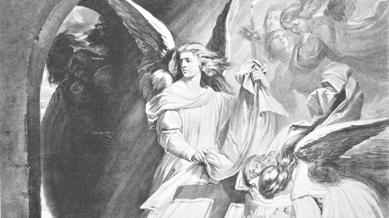 drawing of angels