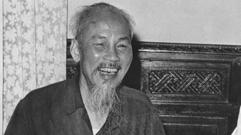 Ho Chi Minh smiling