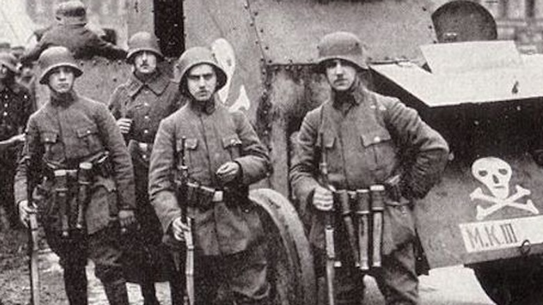 Freikorps members in Berlin