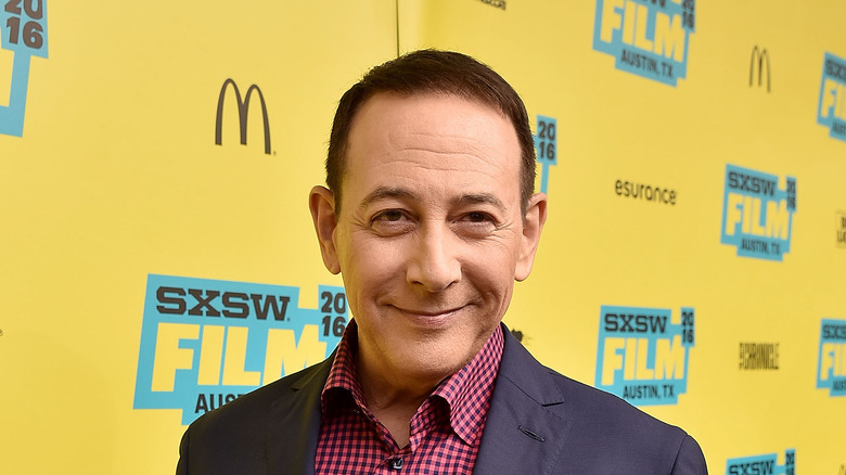 paul reubens yellow background