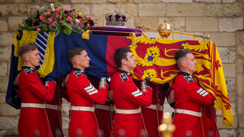 Coffin of Queen Elizabeth II 