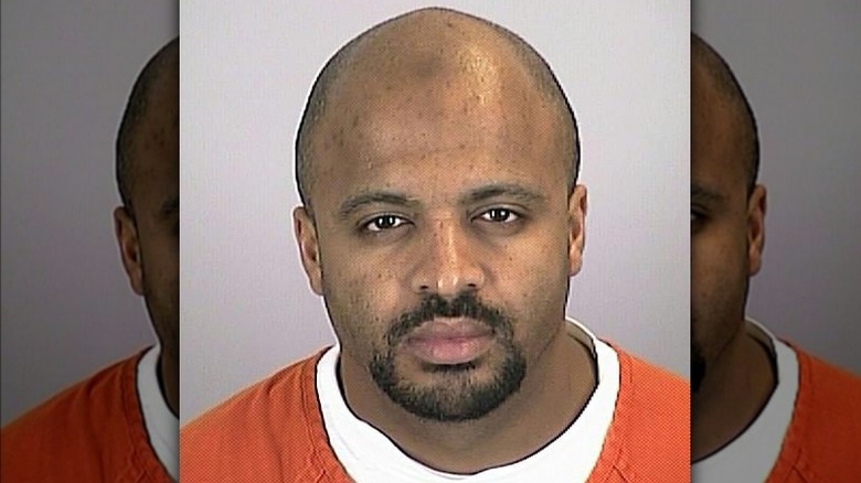 Zacarias Moussaoui in a mugshot