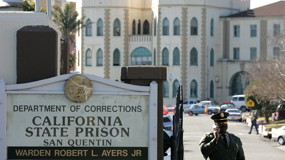 The gates to San Quentin