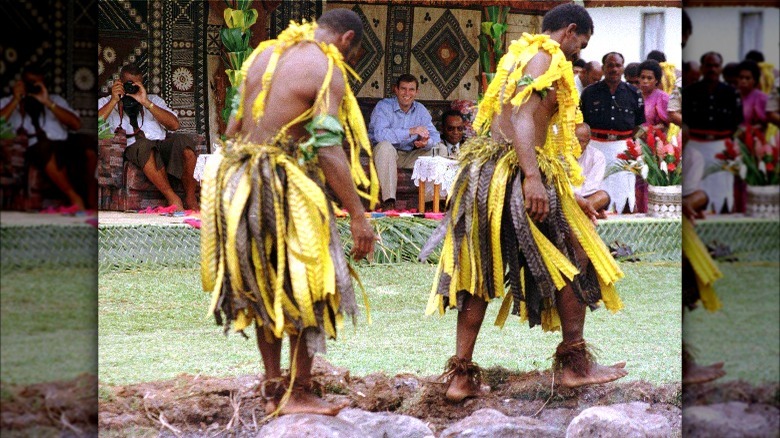 Firewalking in Fiji 