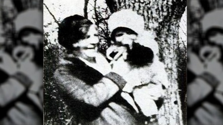 Mary Agnes Moroney and her mother