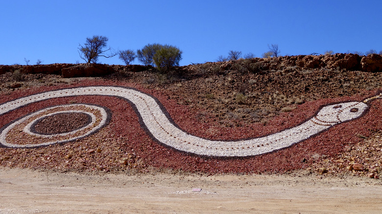 Art representing the Dreamtime 