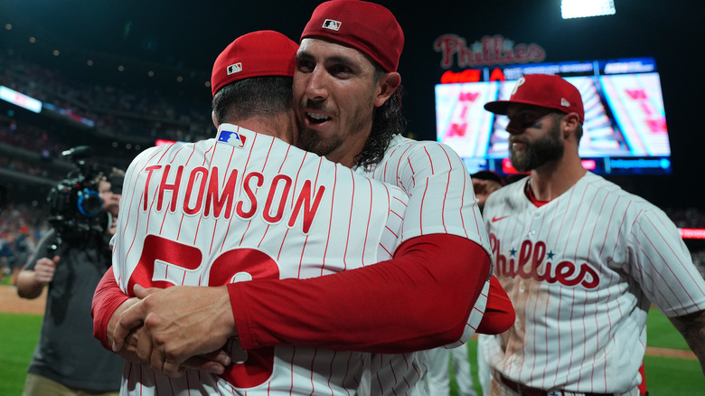 Michael Lorenzen celebration