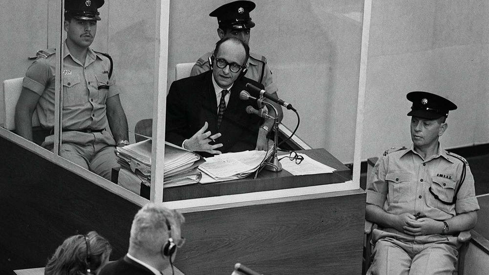 Adolf Eichmann at trial