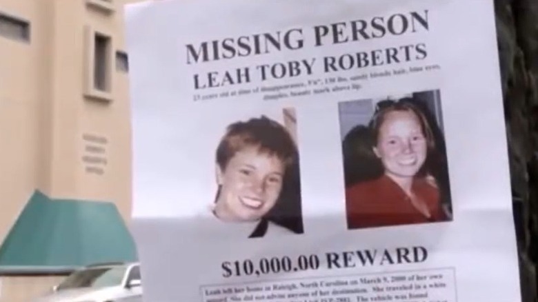 Leah Roberts missing person poster