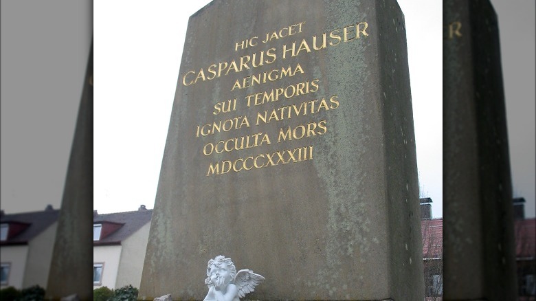 Kaspar Hauser gravestone