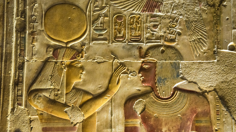 Hieroglyphics at Temple of Karnak