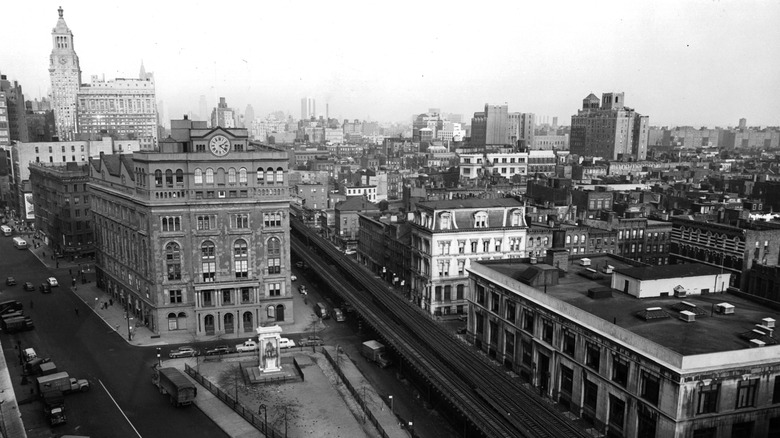 black and white picture of Cooper Union Foundation building