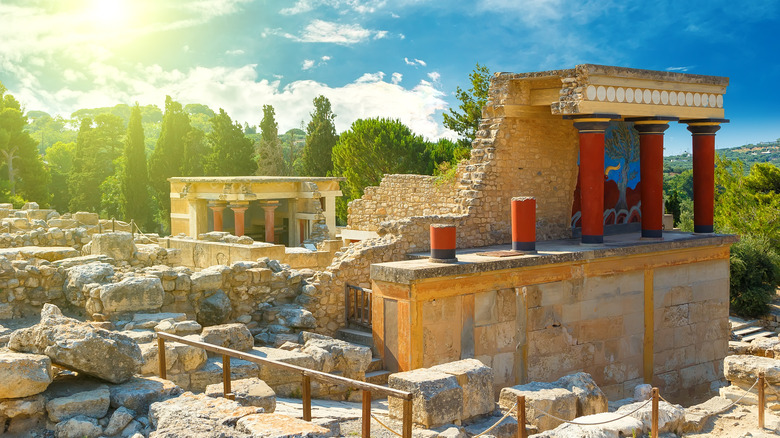 minoan ruin knossos