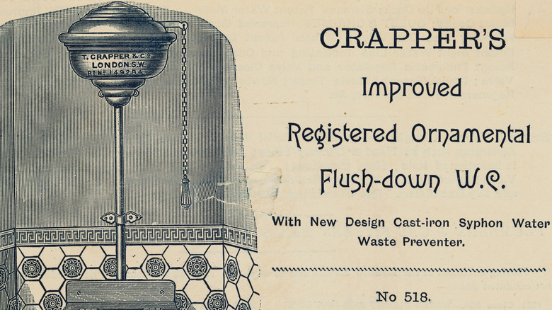 crapper toilet advertisment