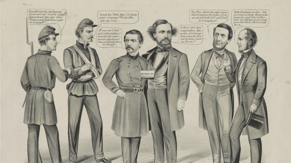 1864 political lithograph