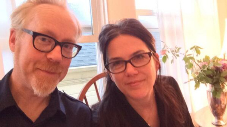 Adam Savage and his wife