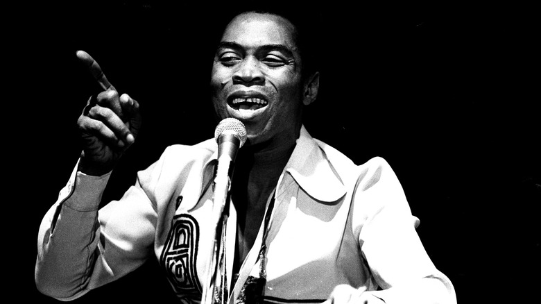 Fela Kuti on stage in 1970