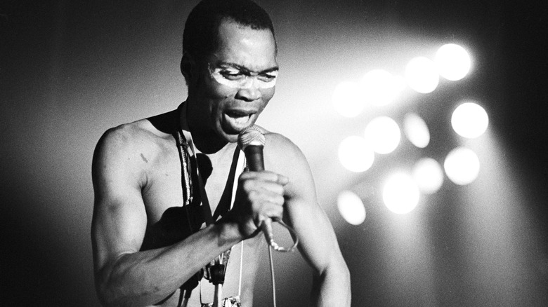 Fela Kuti on stage