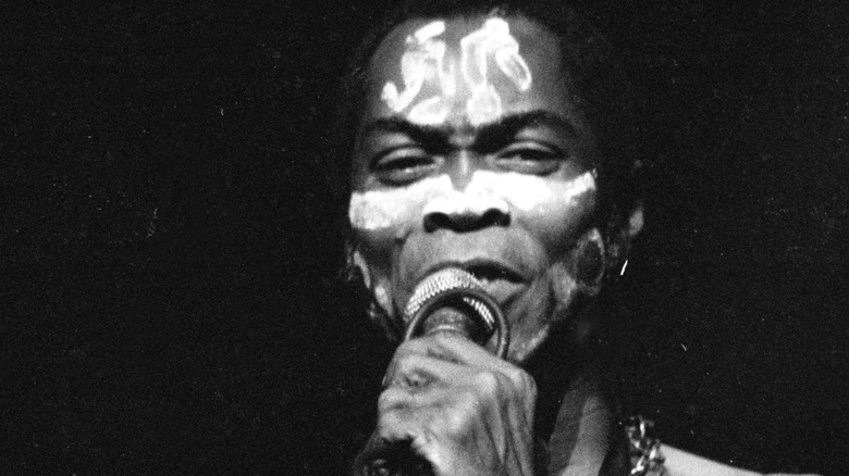 Fela Kuti on stage