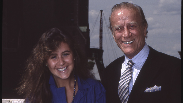 Patricia Gucci with her father, Aldo