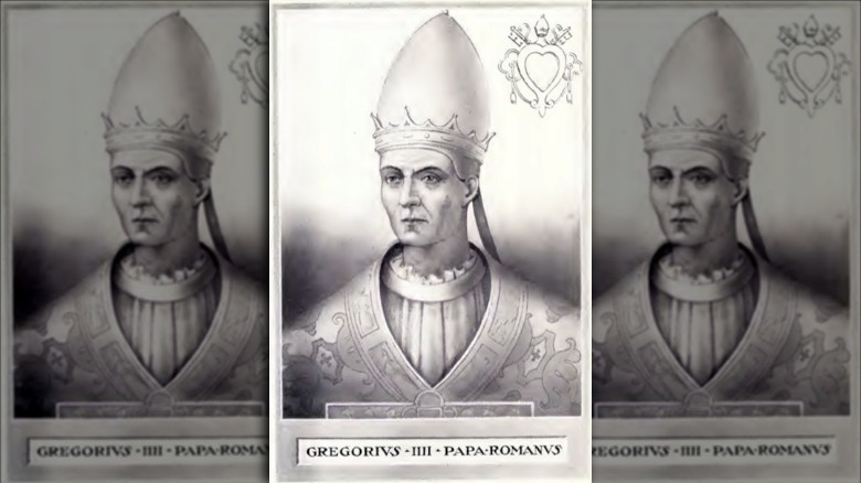 Portriat of Pope Gregory IV